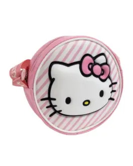 Bolsito redondo con rayas Hello Kitty