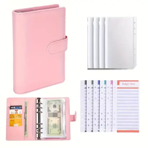 Cuaderno del ahorro rosa