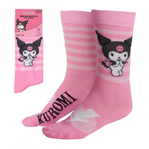 Calcetines Kuromi rosas