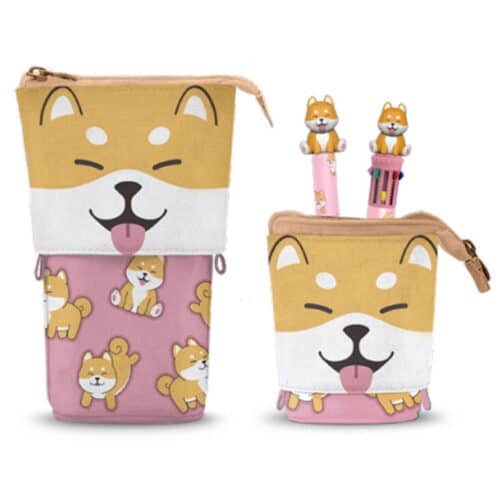 Estuche Shiba + bolígrafos