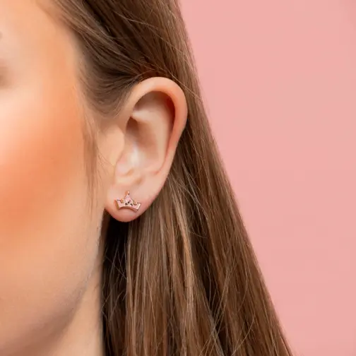 Pendientes plata Bella durmiente - Imagen 3
