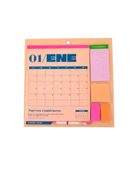 Calendario de pared Mr wonderful 2026