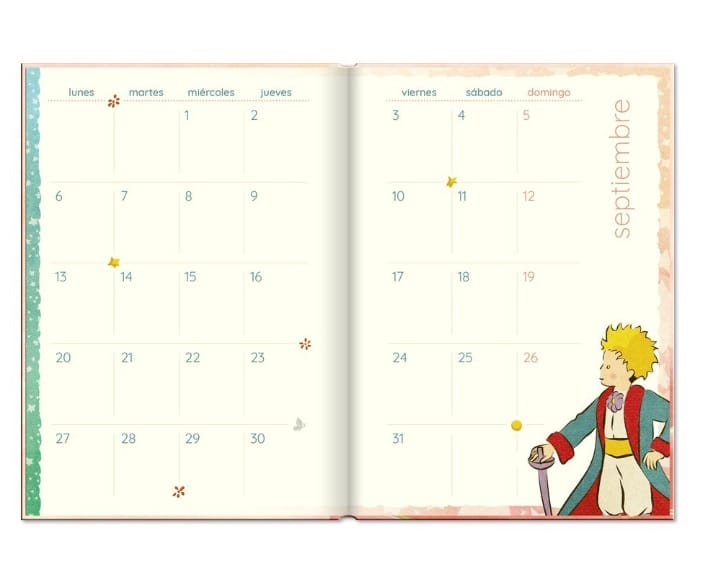 Agenda anual mini el Principito - Imagen 2