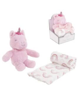 Peluches con manta infantil