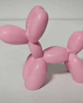 Figura perro globoflexia rosa