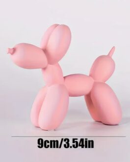 Figura perro globoflexia rosa