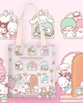 Bolso totebag edificio vecinos Sanrio