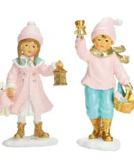 Niños de invierno navideños