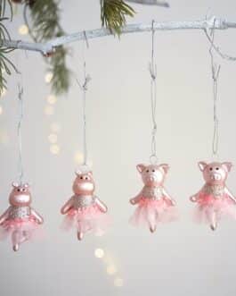 Pack hipopótamos y cerditos decorativos