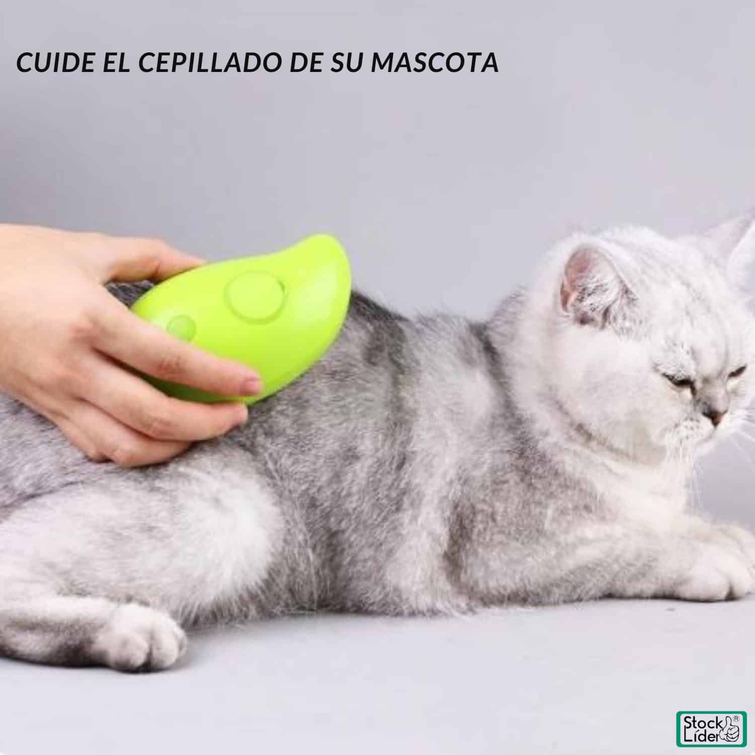 Cepillo de vapor para mascotas rosa - Imagen 2
