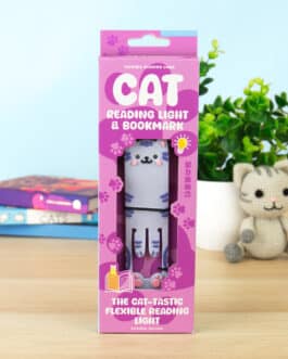 Marcapáginas con luz gato