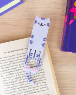 Marcapáginas con luz gato