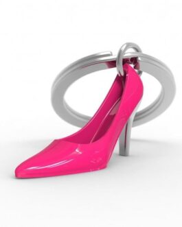 Llavero tacón rosa