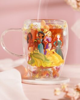 Taza flowers princesas disney