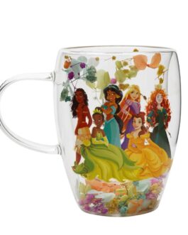 Taza flowers princesas disney