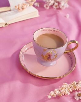 Taza con plato Rapunzel