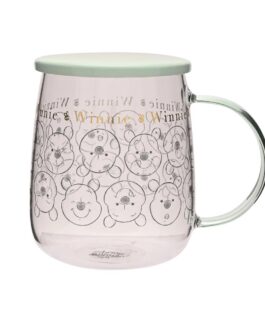 Taza glass Winnie the Pooh