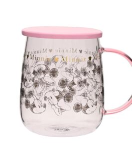 Taza glass Minnie Mouse