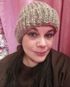 Gorro lana con pelito