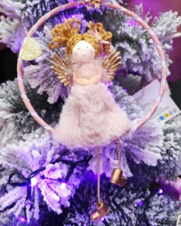 Aro navidad hada rosa