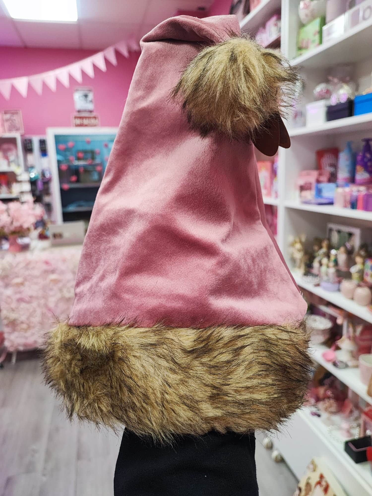 Gorro Papa Noel con pelo - Imagen 2