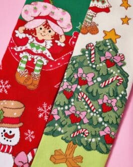 Calcetines navideños Tarta de Fresa