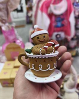 Galleta jengibre en taza