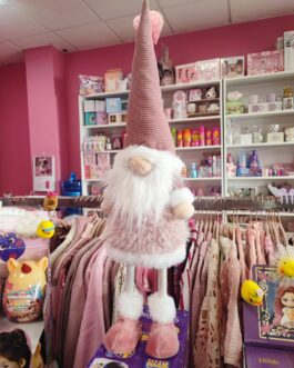 Gnomo decorativo con pelito de pie