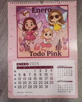 Calendario de pared TodoPink 2026