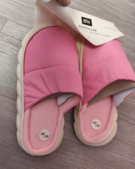 Zapatillas estar por casa rosas