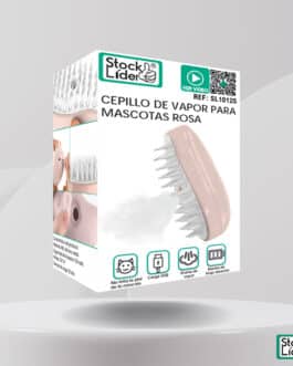Cepillo de vapor para mascotas rosa
