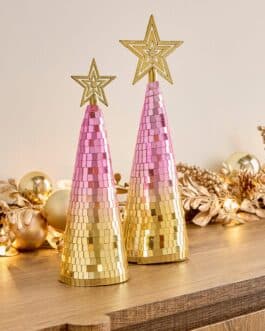 Árbol de navidad cristales