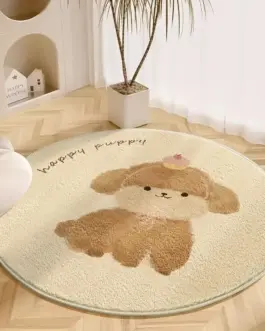 Alfombra redonda animales kawaii