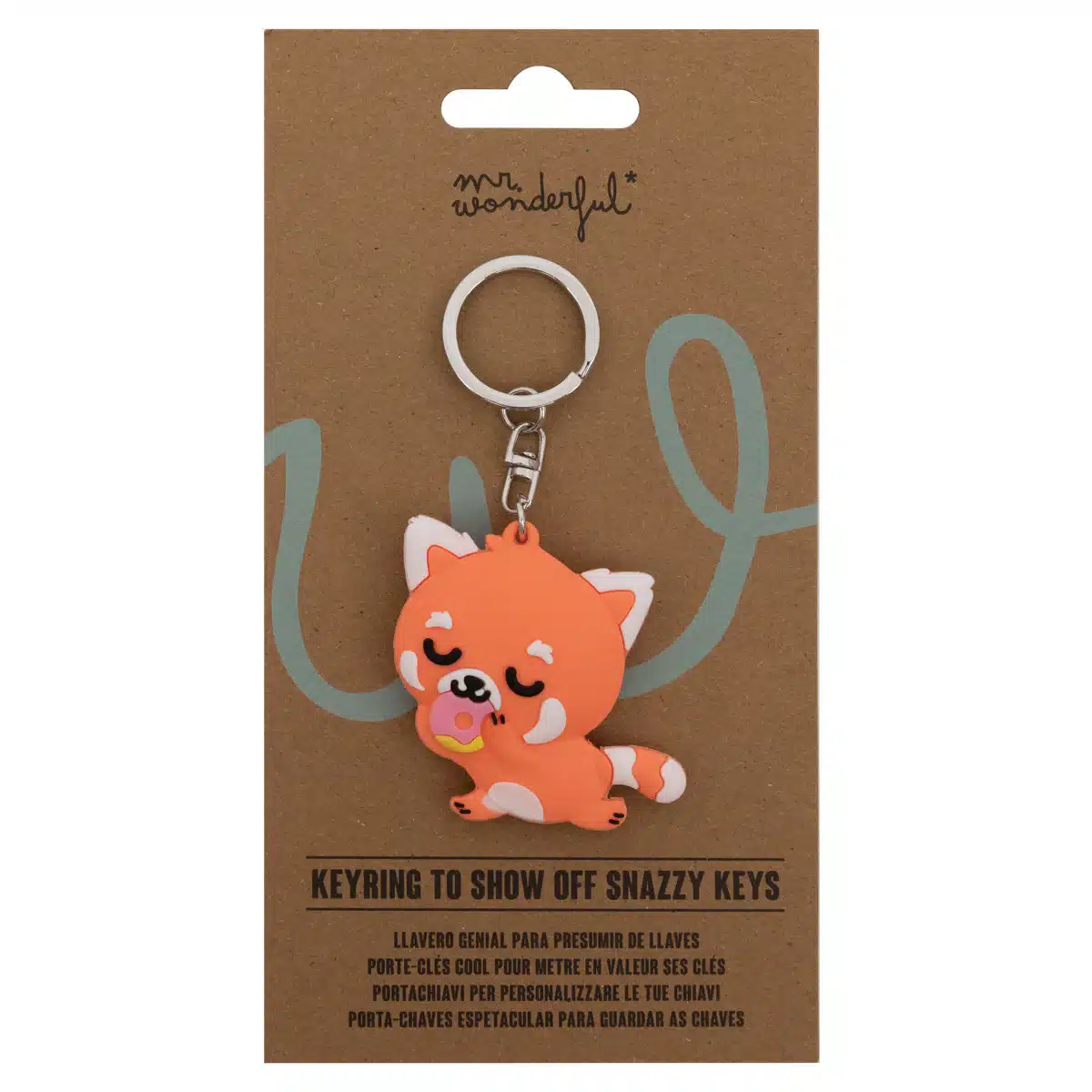 Llavero panda rojo Mr wonderful - Imagen 4