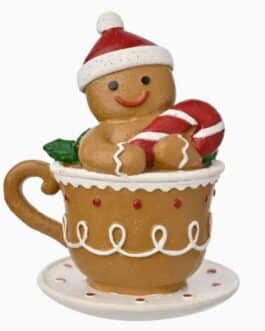 Galleta jengibre en taza