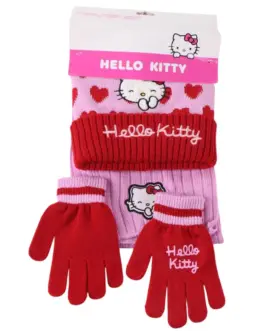 Pack gorro, bufanda y guantes infantil Hello Kitty
