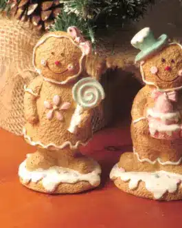 Muñecos jengibre decorativos