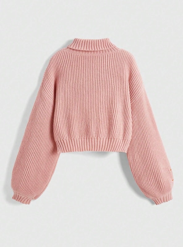 Jersey rosa ciervo bordado - Imagen 4