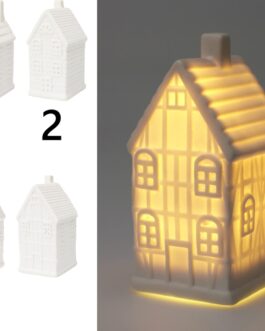 Casitas decorativas con luz