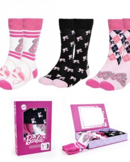 Pack caja calcetines Barbie