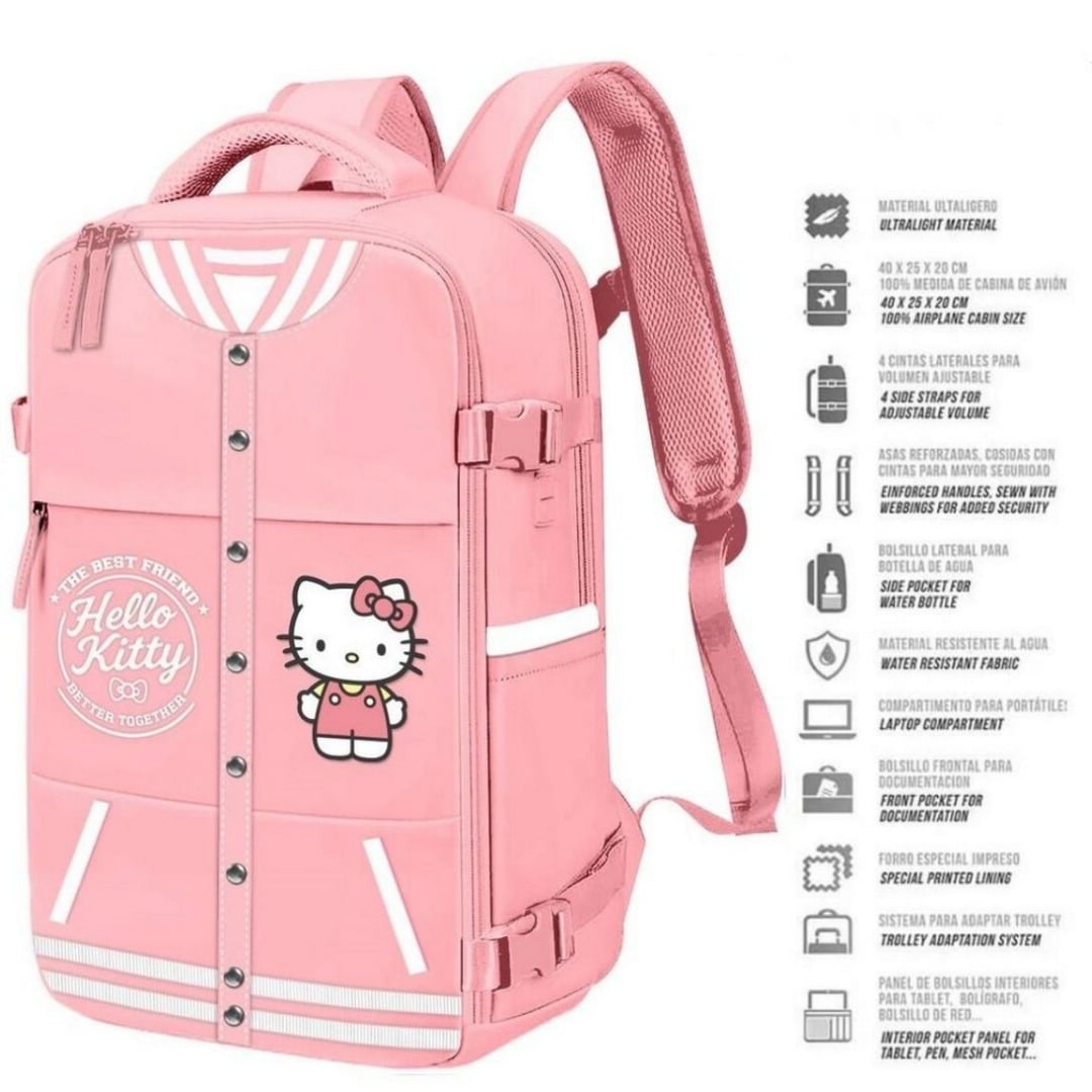 Mochila viaje cabina Hello Kitty - Imagen 2