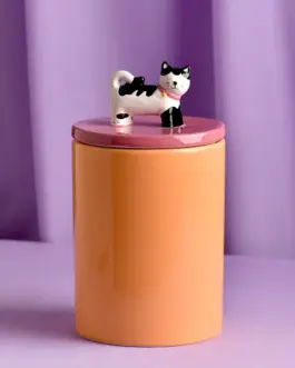 Tarro cerámica gato