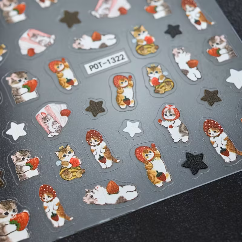 Pegatinas para uñas Mofusand - Imagen 2