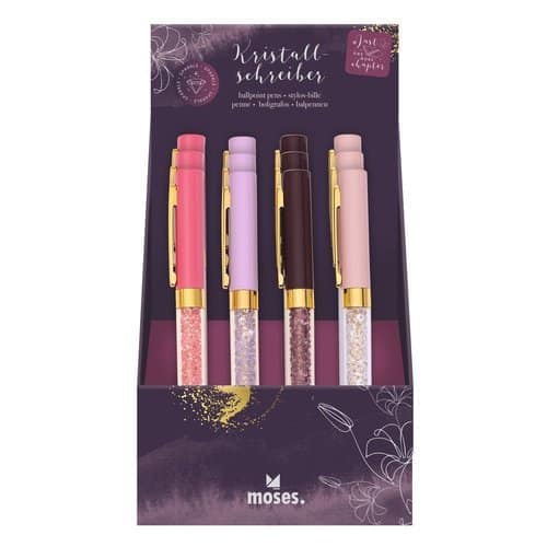 Bolígrafo transparente con cristales - Imagen 6