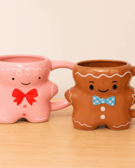 Taza muñeco galleta de jengibre