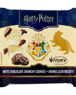 Barrita chocolate blanco y cookies Harry Potter