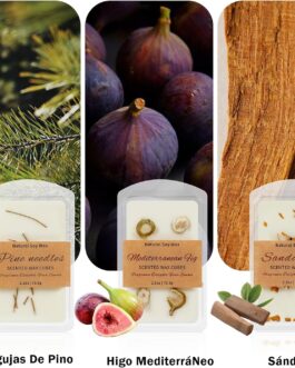 Pack ceras perfumadas Navidad soja