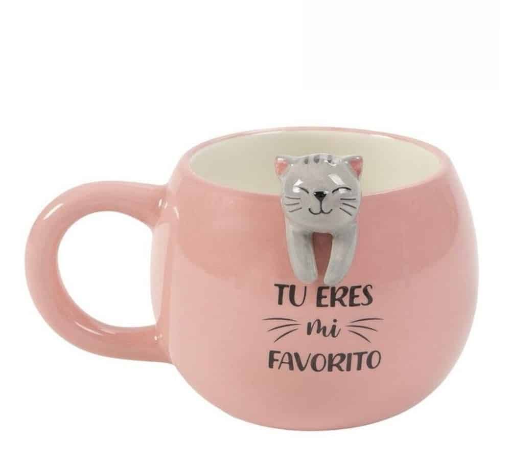 Taza gato tú eres mi favorito