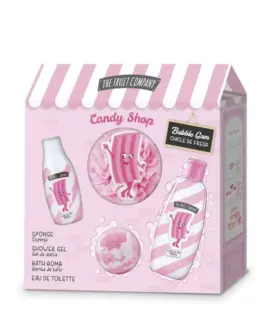 Set candy shop chicle de fresa