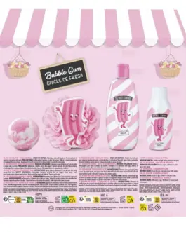 Set candy shop chicle de fresa